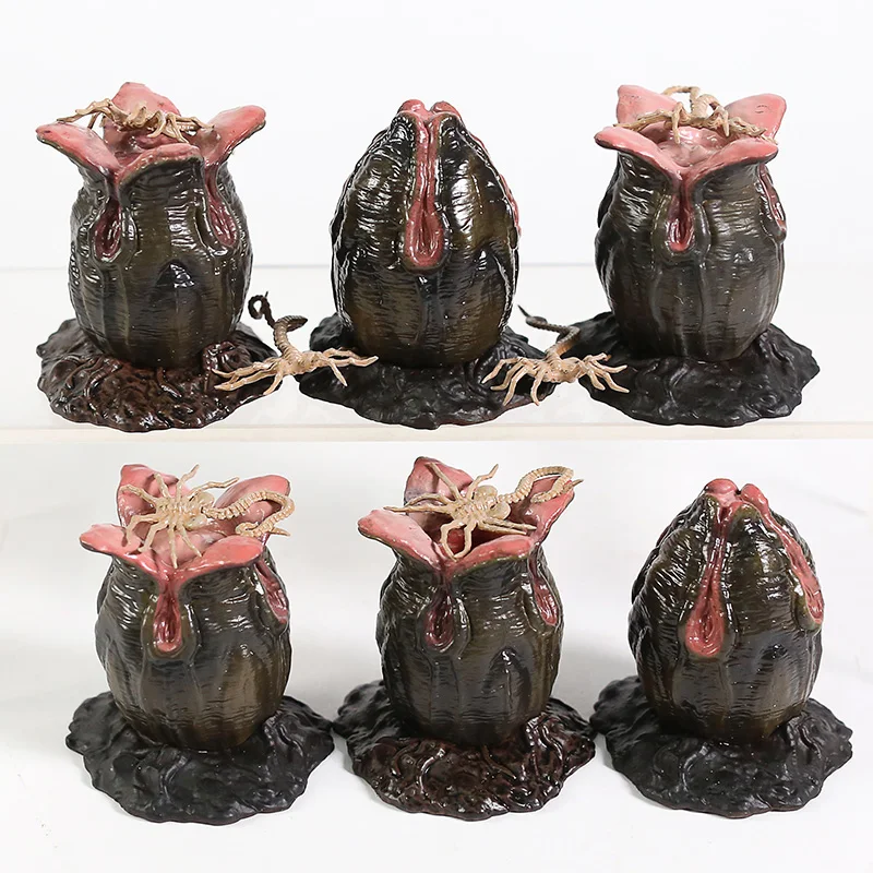 Exquisito Mini Alien Covenant Alien huevo Facehugger Mini PVC figura de acción muñeca de juguete Regalo de Cumpleaños de Navidad - 3