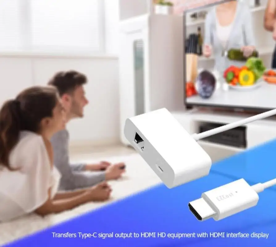 RJ45 Ethernet передачи провода MagicEther к HDMI Беспроводной Wi-Fi дисплей ключ Airplay DLNA Зеркало экран ТВ адаптер для iOS Mac OS