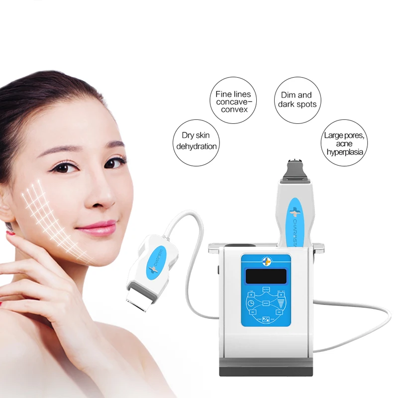 

2 in 1 Ultrasonic Skin Scrubber Deep Face Cleaning Machine Skin Peel Dirt Blackhead & Dead Skin Remover Ultrasound Peeling Tool