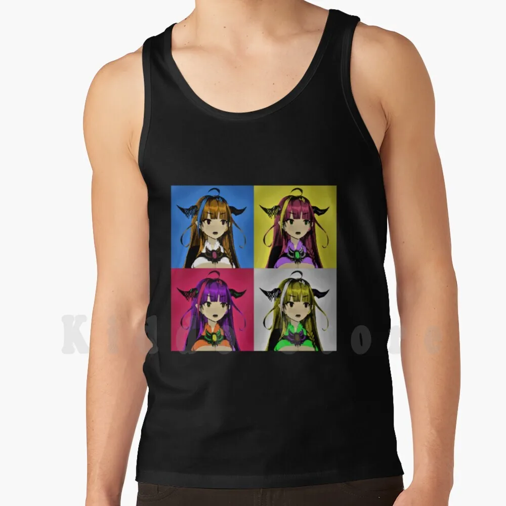 Coco Popart Hololive Canotte Gilet Senza Maniche Holovive Coconut Kiryu Vtuber Pop Popart Warhol Kaichhou Anime