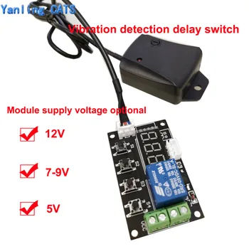 

Car Alarm System Security Vibration ShockMotion Sensor Detection Time Delay Switch Anti Theft Electronic Automatic Delayed Start