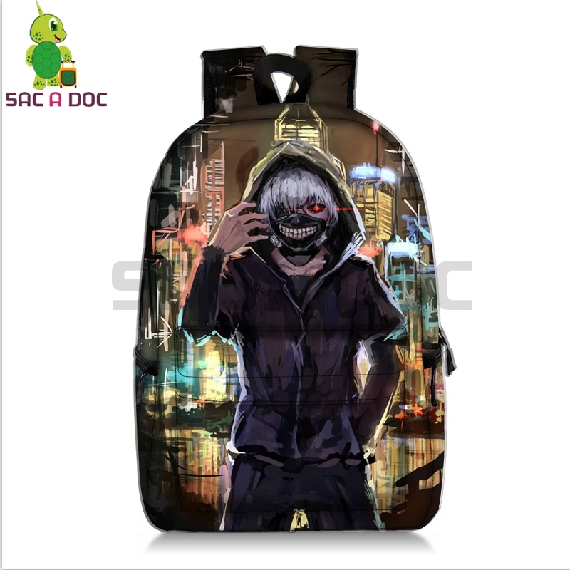 Токийский Гуль Kaneki Ken, школьные сумки для девочек-подростков, рюкзак для ноутбука, рюкзак для путешествий, школьный рюкзак для косплея, сумки на плечо