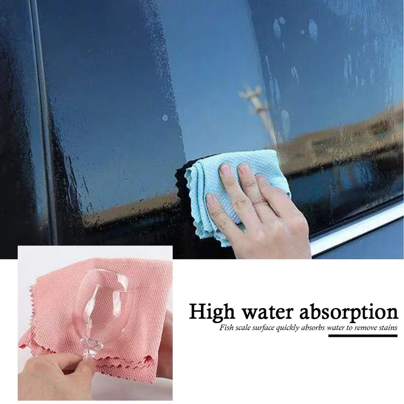 5/10PCS Special Fish Scale Wipes For Glass Cleaning Housework Cleaning Cloth