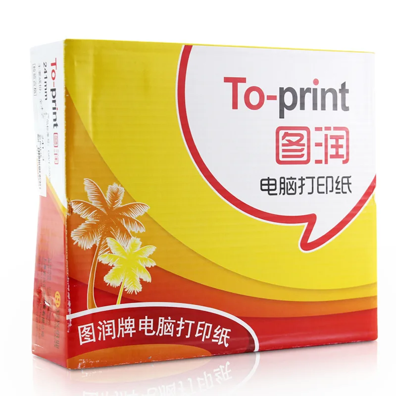 

Tu run Computer Printing Paper 1, 2, 3, 4 5-frame Six-layer Dot Matrix Computer Printing Paper 241-3 Printing Paper A