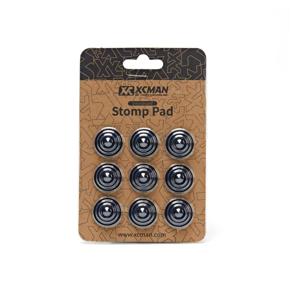 

XCMAN 4 Layer-Cone Studs Dia 7.87 Inch Aluminum Snowboard Stomp Pad - 9pcs