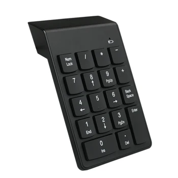 

2.4GHz 18 Keys Mini Wireless Keyboard Numeric Keyboard Keypad for Desktop PC for Laptop