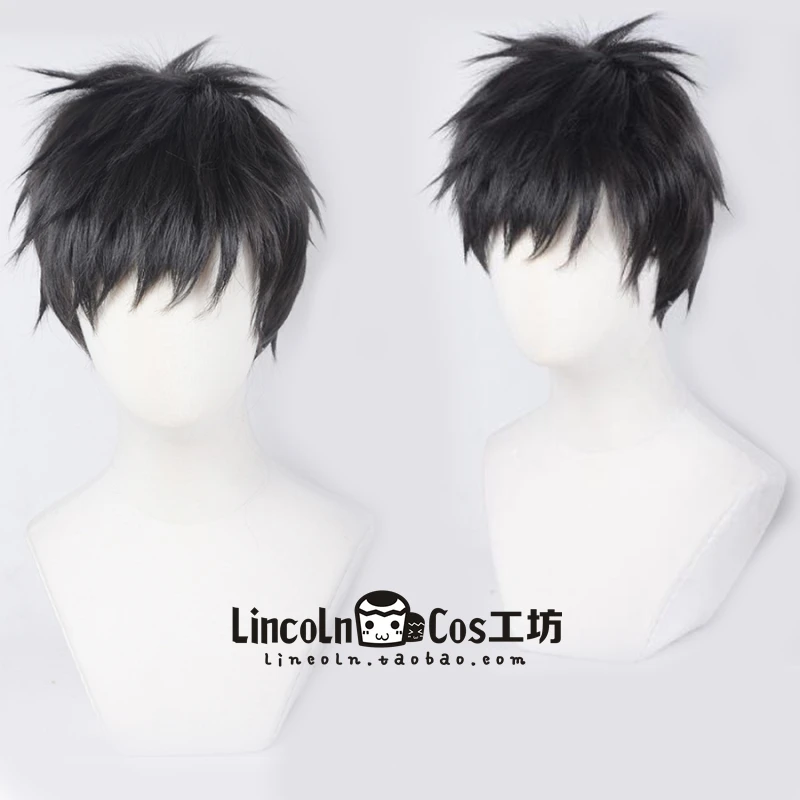 Haikyuu! Sawamura Daichi Hajime Iwaizumi черные короткие косплей термостойкие синтетические