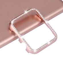 Металлический бампер жесткий защитный чехол для Apple Watch чехол серии 5 4 3 2 1 38 мм 42 мм 40 мм 44 мм