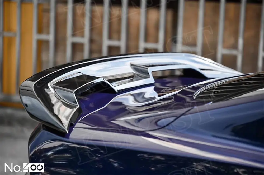 Углеродное волокно GT500 стиль задний Багажник крыло спойлер подходит для Ford Mustang