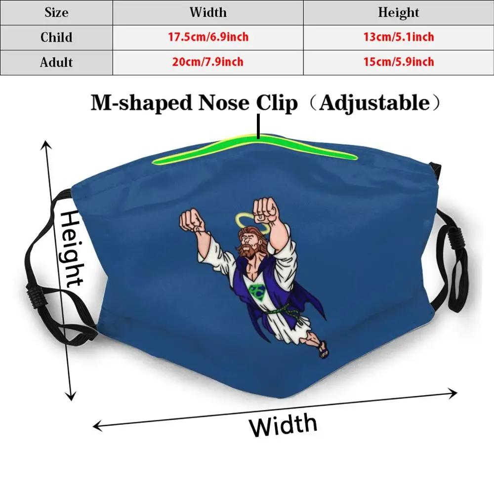 Многоразовая фильтрующая маска для лица с забавным принтом Hero Pm2.5 Boku No Академия Mha