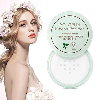 

Powder Face Loose Fixed Foundation Powder Translucent Smooth Makeup Loose Powder Oil Control Long Lasting Face TSLM2