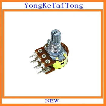 

5PCS WH-148 16 15MM type sound volume potentiometer double 5K 10K 20K 50K 100K
