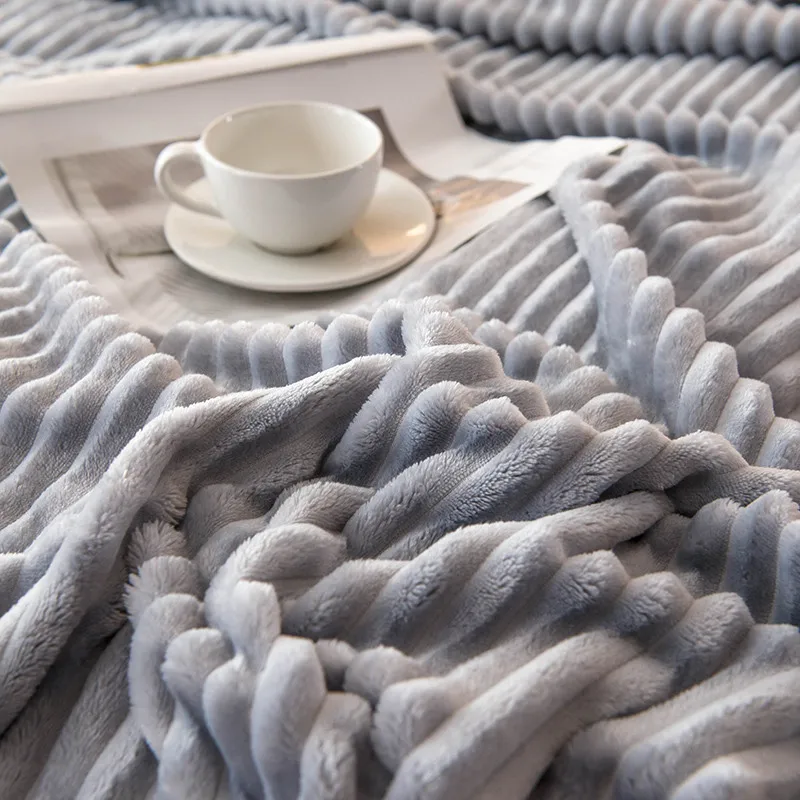 Горячая Распродажа плед утолщенное Коралловое Флисовое одеяло на кровать домашнее взрослое красивое цветное Одеяло Теплый зимний диван одеяло для путешествий