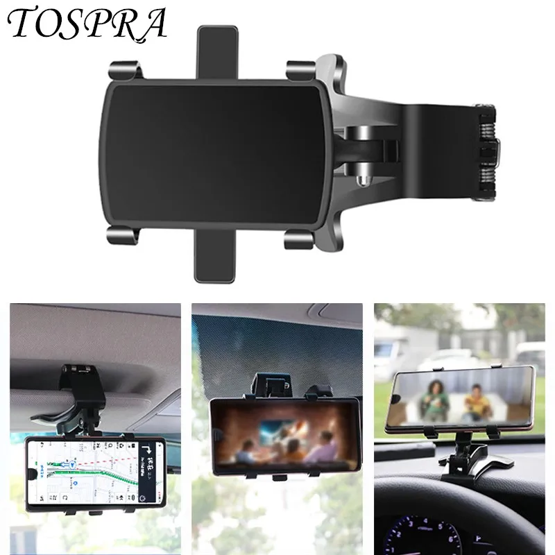 

Car mobile phone holder Car Phone Holder Mobile phone Stands Rearview Mirror Sun Visor In Car GPS Navigation Bracket For Car