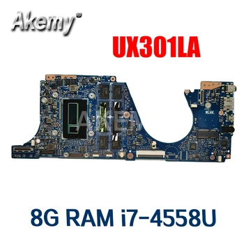 

UX301LA I7-4558CPU 8GB RAM mainboard REV2.1 For ASUS UX301L UX301LA Laptop motherboard 90NB0191-R00010 100%Tested free shipping