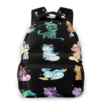 

League Of Support Cats Travel Backpacks 2020 League of Legends Shoulder Bags