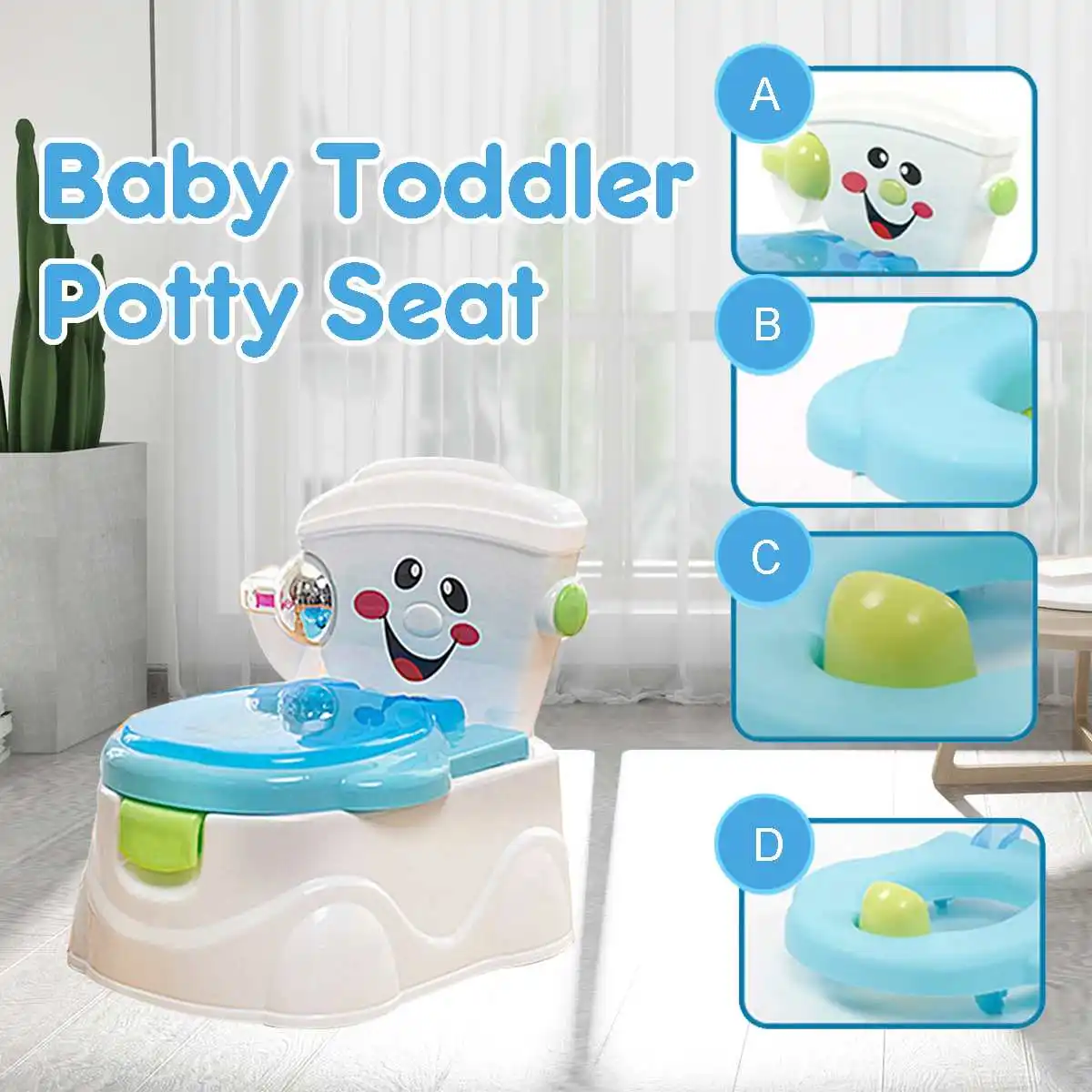 Portable Baby Pot Toilet Seat Pot For Kids Potty Training Seat Children