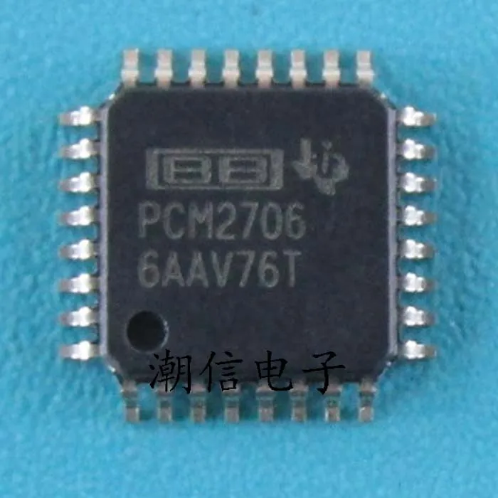 PCM2706 PCM2706CPJTR аудио цифро-аналоговый преобразователь