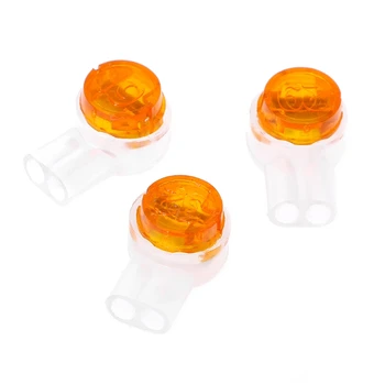 

100Pcs UY2 K2 Connector Grease Filling Butt Wire Line Terminal Connector