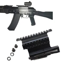 Тактический AK серия рельсовый боковой прицел крепление для AK47 AK74 Сайга страйкбольная винтовка быстрое отсоединение QD скобка для прицела принадлежности для охоты