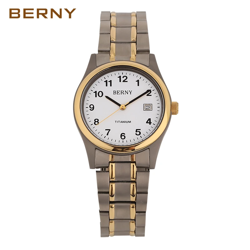 Reloj de pulsera de cuarzo para Hombre, cronógrafo de titanio, resistente  al agua, con correa antialérgica, calendario de lujo, regalo Masculino|Relojes  de cuarzo| - AliExpress