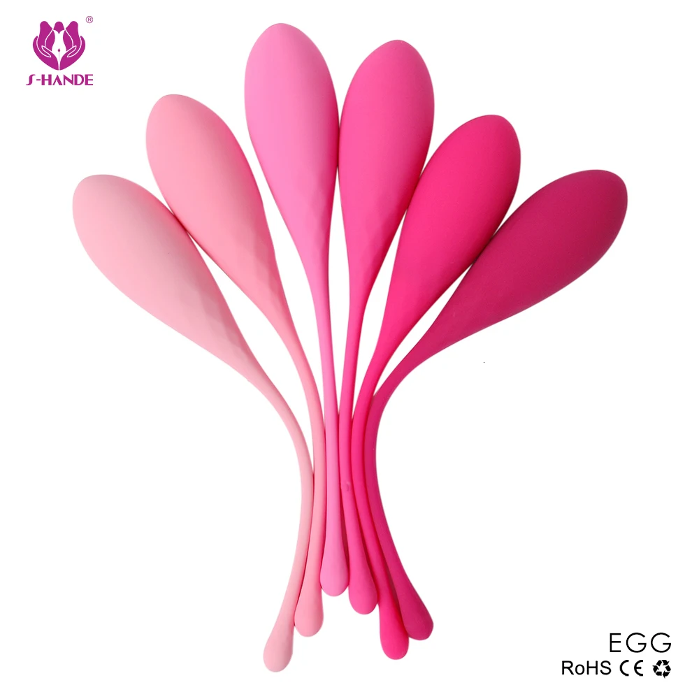 Smart Kegel Ball Vaginal Dumbbells Kegel Ben Wa Ball Vibrator Egg Vaginal Training Exercise Sex Toys for Women Products 6pcs/set