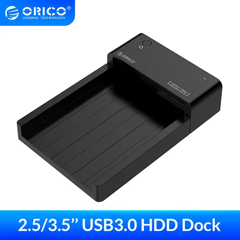 

ORICO 6518US3 USB3.0 2.5''/3.5'' Tool Free HDD Docking Station External Storage Enclosure with CE/FCC/3C/ROHS