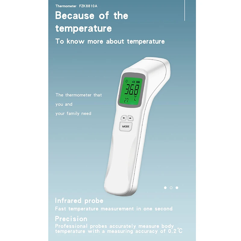 

LCD Digital Infrared Thermometer-Laser Temperature Meter Non-Contact Pyrometer Hygrometer Light Alarm Measurement