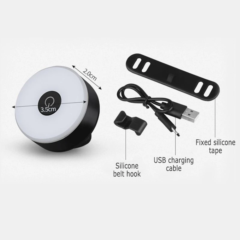 Светодиодный велосипедный задний светильник USB Перезаряжаемые велосипед Водонепроницаемый MTB Велоспорт Шлем задний светильник для цикла аксессуар
