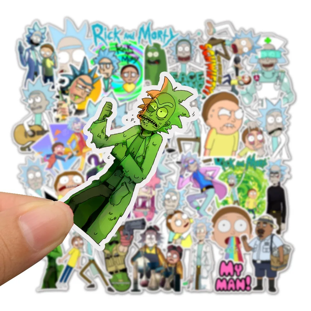 35 pcs/set Rick and Morty notebook laptop Waterproof sticker gift