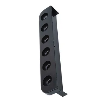 

Tool Rack Storage Wall Holder 6 Holes Cue Stick Billiard Space Saving Durable
