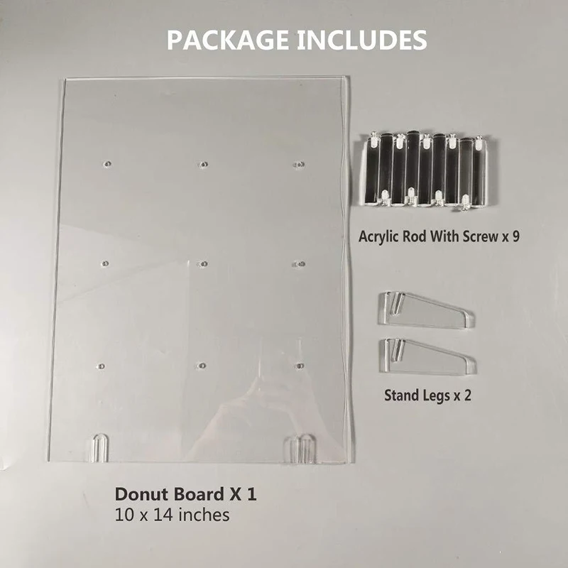 1 шт. стенд для демонстрации акриловый пончик стенд для свадебного торта, дня рождения прозрачная стойка съемный дизайн