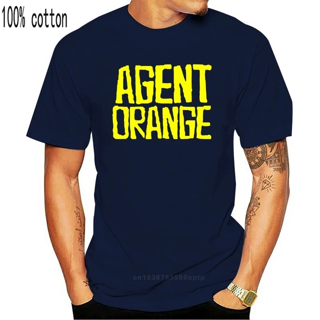 New Agent Orange Punk Rock Band Men White T Shirt Size S To 3xl T Shirts Aliexpress