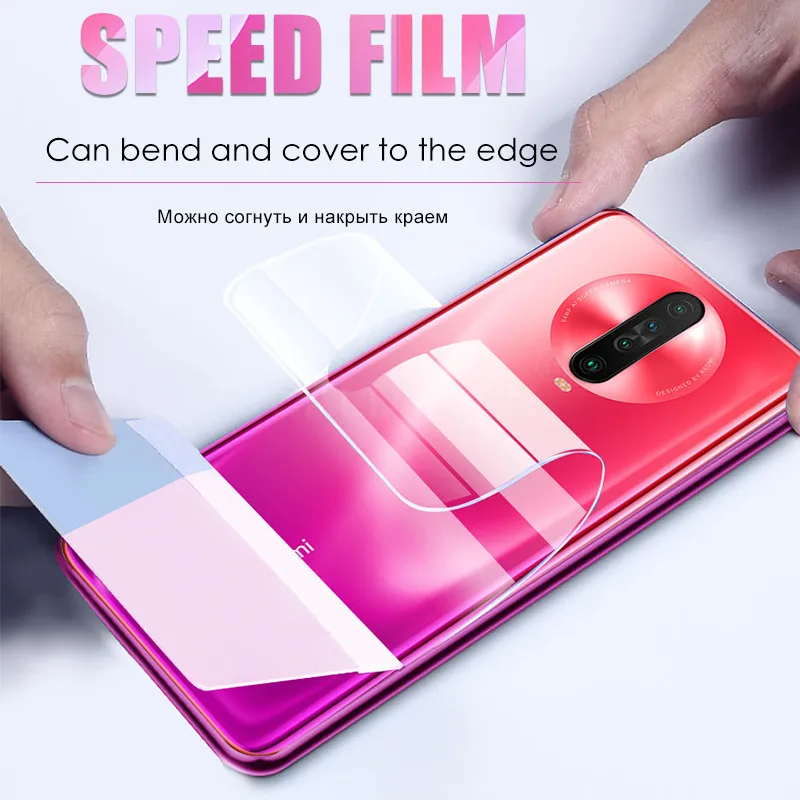 Передняя пленка на заднюю панель 100D Гидрогелевая мягкая пленка для Xiaomi Redmi Note 8T 7 8 Pro 8A 7A K20 K30 Pro защитная пленка на весь экран
