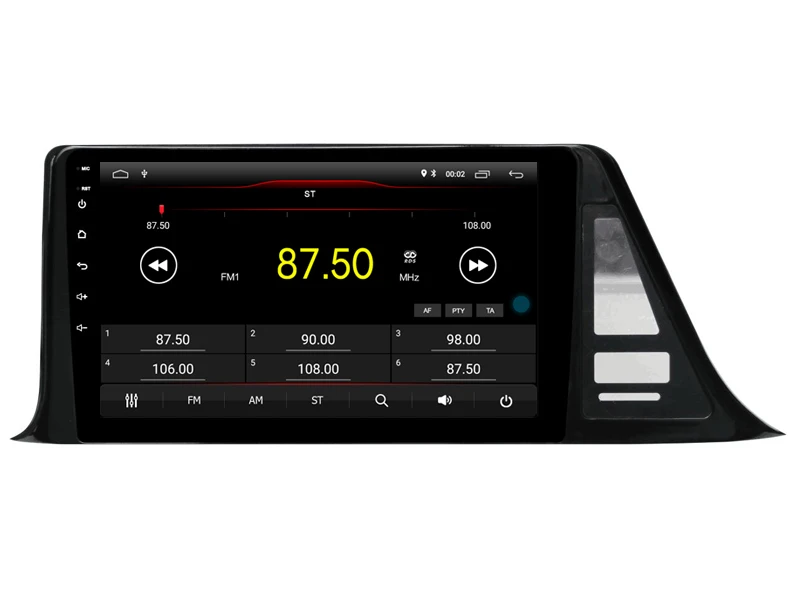 Top Built in 4G Lte car Intelligent navigation tape recorder 9.0 android car gps radio multimedia player for toyota CHR 2
