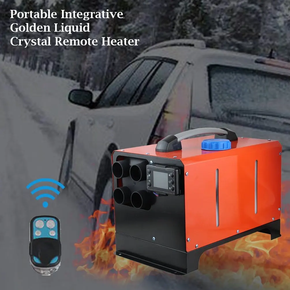 Portable All-In-One Lcd Remote Control Heater Parking Fuel Air Heater Parking Fuel Heater Car Truck Diesel Heater Air Heater