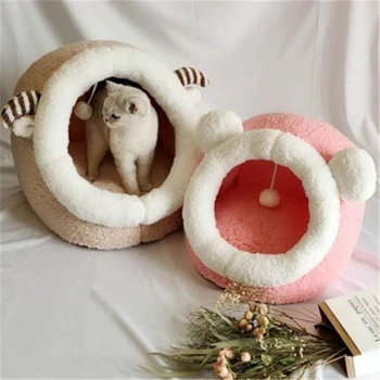 

New Creative Soft Dog Bed Warm Plush Cat Mat Dog Beds for Large Dogs Puppy Bed House Nest Cushion Pet Animals Accessories