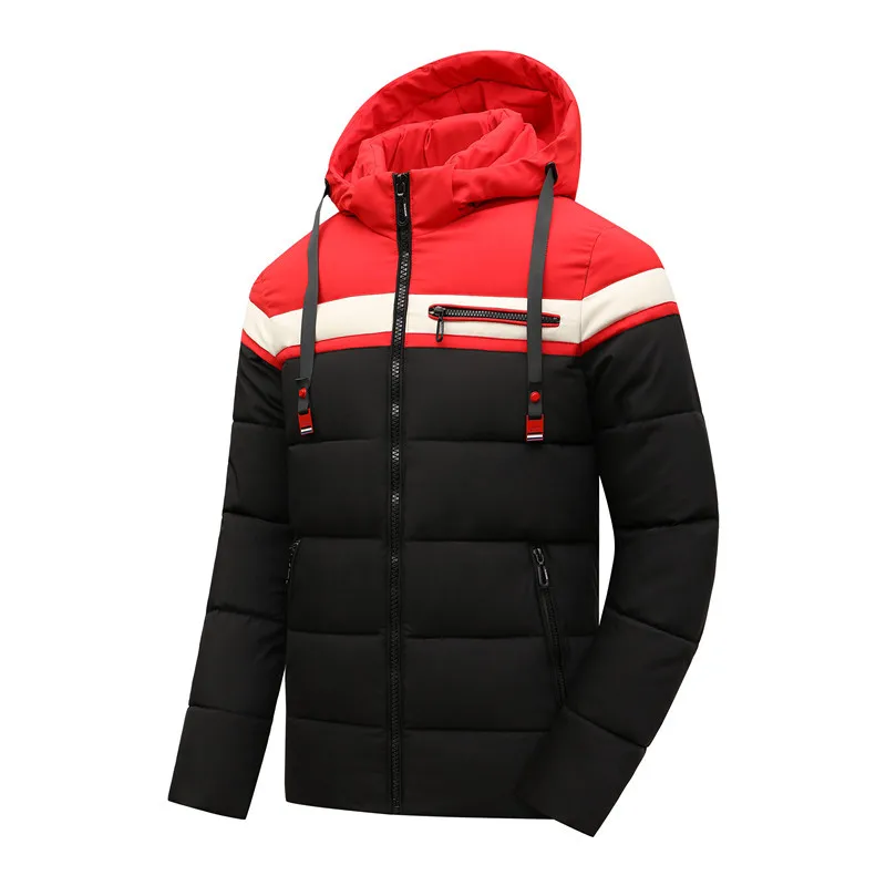 2022 Winter Mens Casual Thick Warm Jacket Parkas Men Autumn Outwear Windproof Hooded Parkas Jacket Coats Jaqueta Masculina