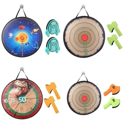 Juego de pelotas adhesivas y tablero de dardos para niños, Mini juego de lanzamiento de dardos para la playa, juguete de recompensas para niños, juego de interior y exterior