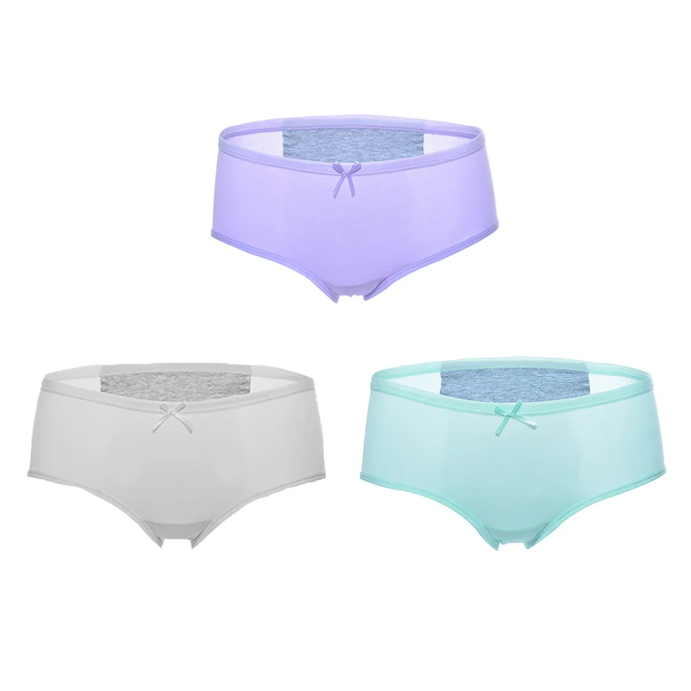 Proof Cotton Briefs 3 шт./компл. Для женщин нижнее белье физиологические трусы хлопок Высокая Талия герметичность менструации трусики Для женщин сексуальные брюки - Цвет: Proof Cotton Briefs