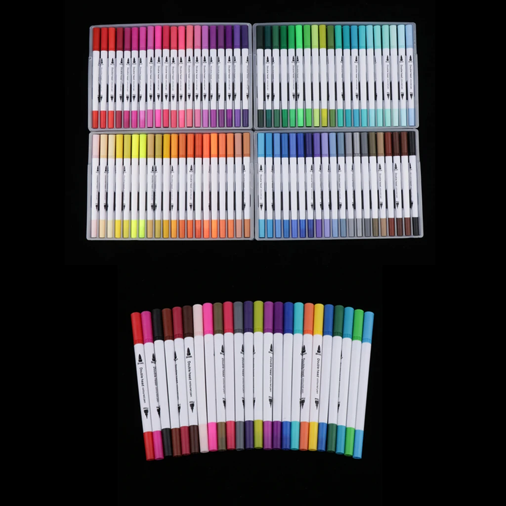

80 Colors Art Markers Pens, Fine Tip Marker Set for Kids Adult, Artist Drawing