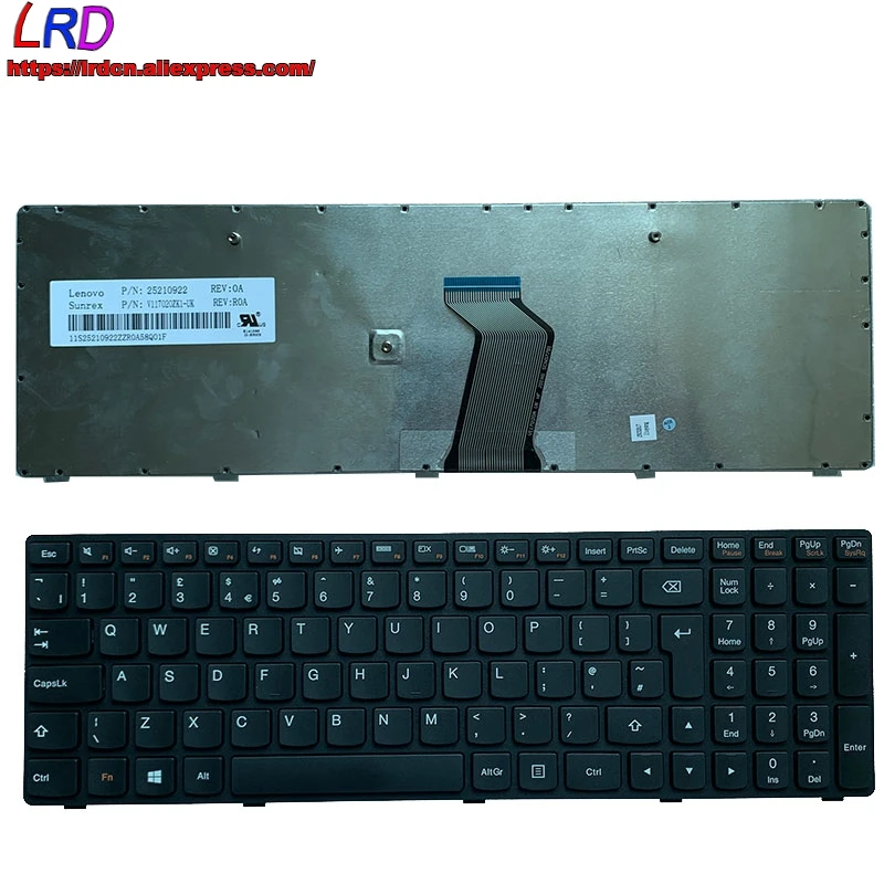 Английская клавиатура для ноутбука Lenovo G500 G510 G505 G700 G710 G500A G700A G710A G505A G500AM G700AT 25210922