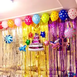 1 рулон воздушных шаров лент лазер на Хэллоуин Рождество Свадьба День рождения праздничные вечерние мероприятия DIY Декор в атмосферу