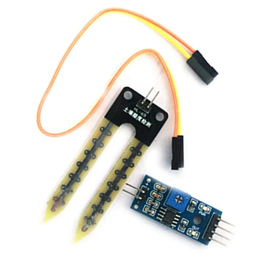 Модуль обнаружения Почва гигрометр Модуль датчика робот умный автомобиль грунтовая сигнализация влажности устройство обнаружения влажности почвы