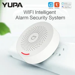 WIFI Intelligent Alarm Security System With Motion Sensor Smart Life&Tuya App Control Compatible With Alexa & Google Assistant