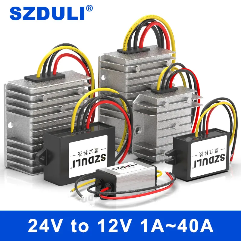 

Прямые продажи с завода SZDULI, от 24 В до 12 В, 1 А, 3 А, 5 А, 8 А, 10 А, 15 А, 20 А, 30 А, 40 А, понижающий конвертер мощности для автомобильного грузовика