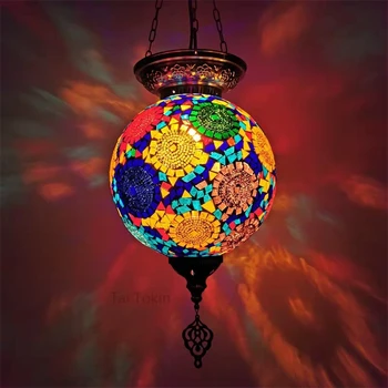

25cm Round Pendant Lights Turkish Retro Lighting E27 Dubai Special Pendant Light