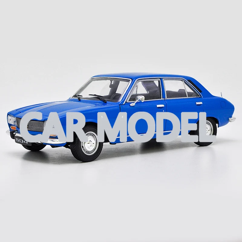 1:18 Масштаб сплава игрушечных транспортных средств 1975 biaozhi 504 автомобиль модель