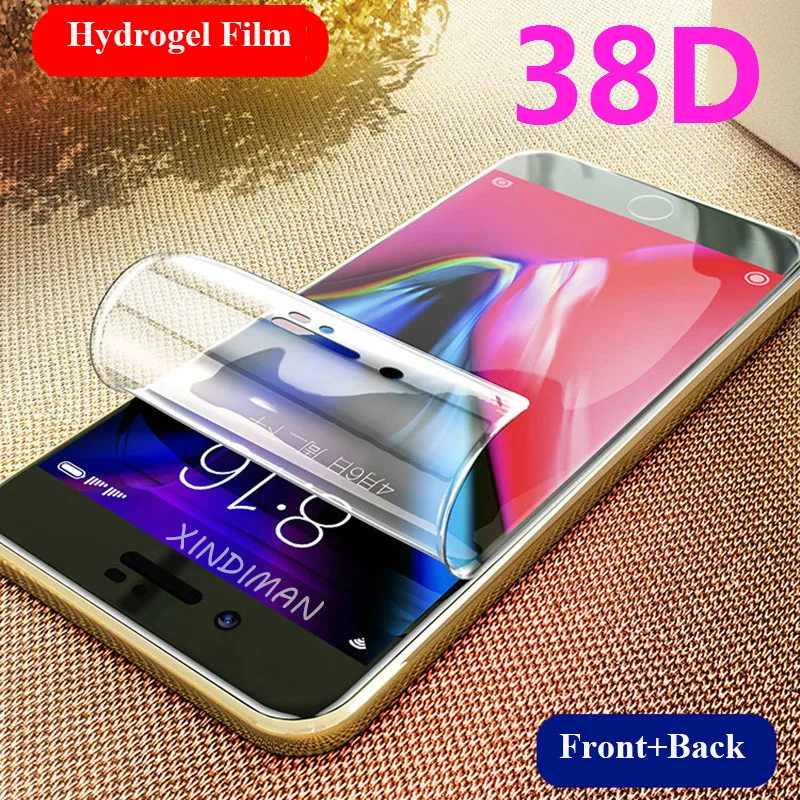 

38D Full hydrogel film for iphone7 7plus 8 8plus Front+Back screen protector for iphone6 6s 6plus 6splus X XS XR XSMAX soft Film