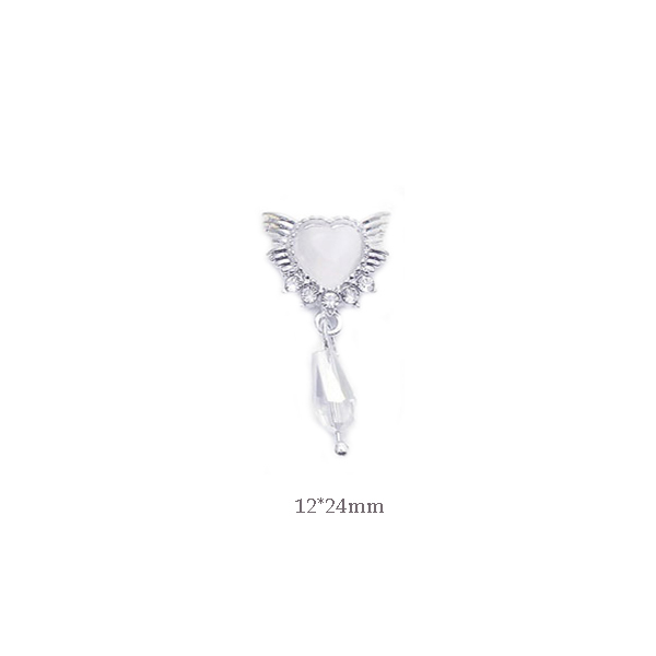 New Design Nail Art Pendants Charms Tassels AB Butterfly Magic Crown Diamonds Luxury Christ Angel Nail Dangle Ornaments 3D